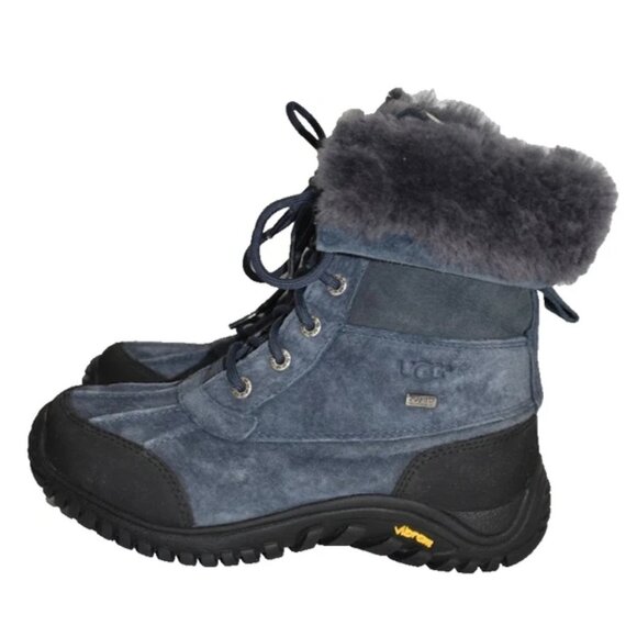 NWT $280 UGG Women's Adirondack III Boot WATERPROOF SUEDE BLUE 8 US (DC10) - Picture 3 of 6